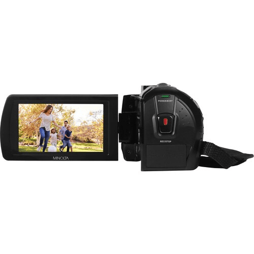 Minolta MN220NV Full HD Night Vision Camcorder with 16x Digital Zoom (Black) - B&C Camera