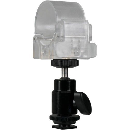 Nanlite Pavotube Transparent Polycarbonate Clip and Mini Ball Head with Hot Shoe Adapter - B&C Camera
