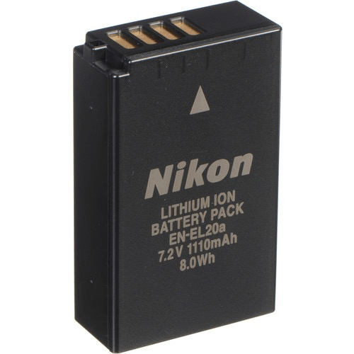 Shop Nikon EN-EL20a Rechargeable Lithium-Ion Battery Pack (7.2V, 1110mAh) by Nikon at B&C Camera