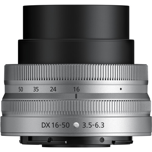 Nikon NIKKOR Z DX 16-50mm f/3.5-6.3 VR Lens (Silver) by Nikon NIKKOR Z DX 16-50mm f/3.5-6.3 VR Lens (Silver) by