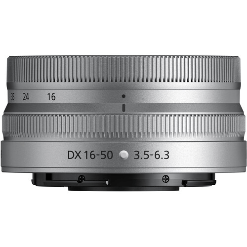 Shop Nikon NIKKOR Z DX 16-50mm f/3.5-6.3 VR Lens (Silver) by Nikon at B&C Camera