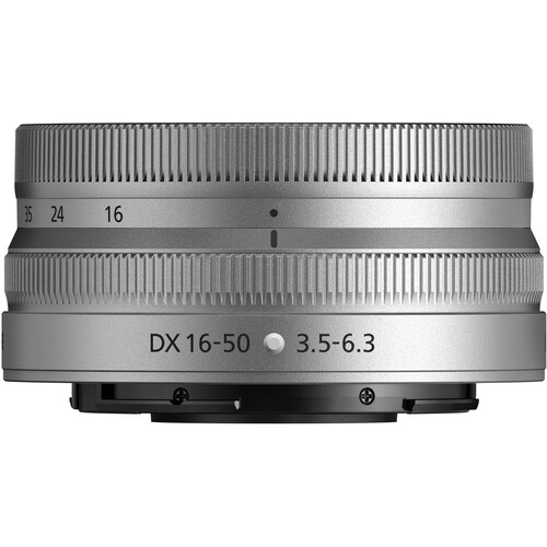 Nikon NIKKOR Z DX 16-50mm f/3.5-6.3 VR Lens (Silver) by Nikon NIKKOR Z DX 16-50mm f/3.5-6.3 VR Lens (Silver) by