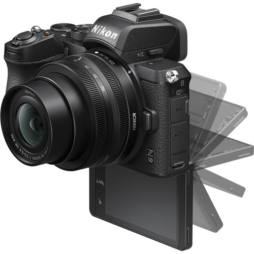 Nikon Z 50 Mirrorless Digital Camera with 16-50mm and 50-250mm Lenses - B&C Camera
