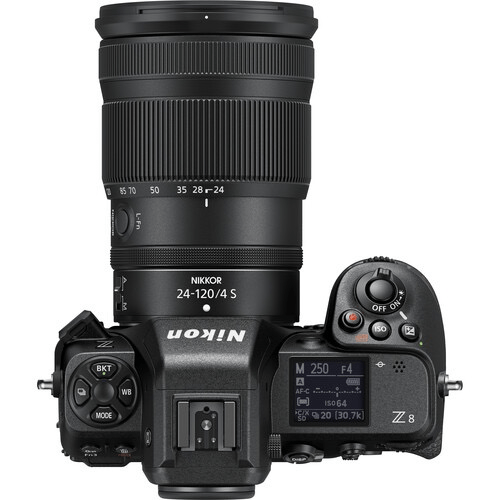 Nikon Z8 FX-format MirrorlessCamera Body w/ NIKKOR Z24-120mm f/4 - B&C Camera