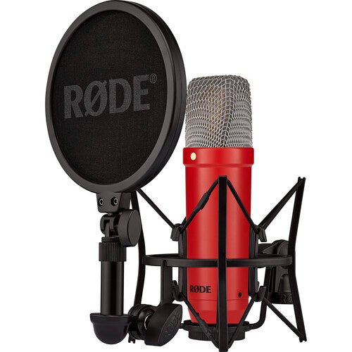 NT1 Signature Studio Condenser Microphone - Red - B&C Camera