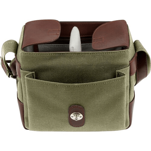 Shop Oberwerth Bayreuth Compact Camera Bag (Olive/Dark Brown) by Oberwerth at B&C Camera