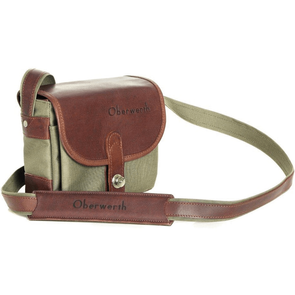 Shop Oberwerth Bayreuth Compact Camera Bag (Olive/Dark Brown) by Oberwerth at B&C Camera