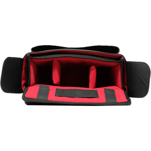 Shop Oberwerth Harry & Sally Leather Shoulder Camera Bag (Black with "L" Red Insert) by Oberwerth at B&C Camera