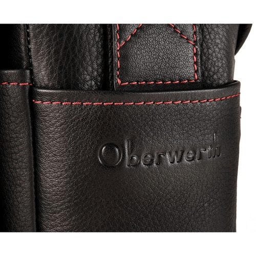 Shop Oberwerth Louis Camera Bag for Leica M11 (Black/Red Stitching) by Oberwerth at B&C Camera