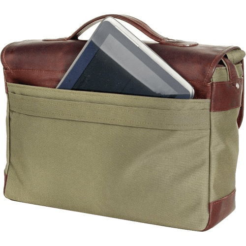 Shop Oberwerth Munchen Large Camera Bag (Olive/Dark Brown) by Oberwerth at B&C Camera