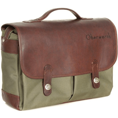Shop Oberwerth Munchen Large Camera Bag (Olive/Dark Brown) by Oberwerth at B&C Camera