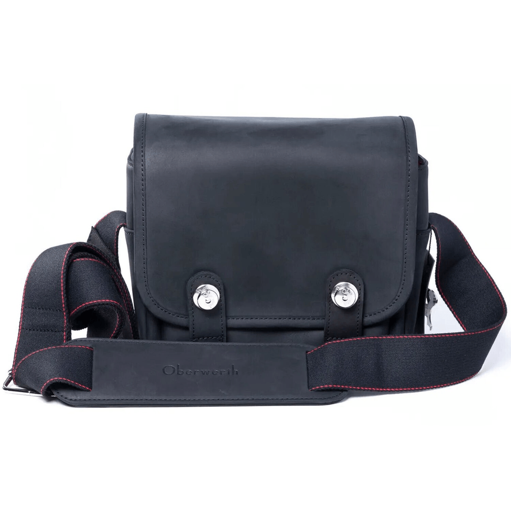 Oberwerth The Q Bag for Leica Q1 or Q2 Camera (Black with Red Interior) - B&C Camera