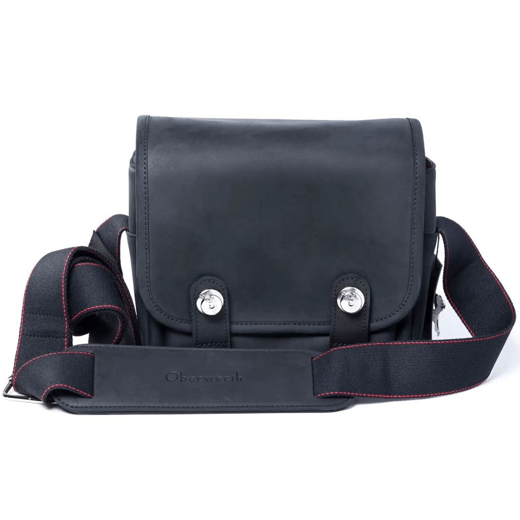 Oberwerth The Q Bag for Leica Q1 or Q2 Camera Black with Red