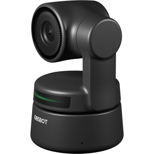 Shop OBSBOT Tiny AI-Powered PTZ Webcam (Black) by OBSBOT at B&C Camera