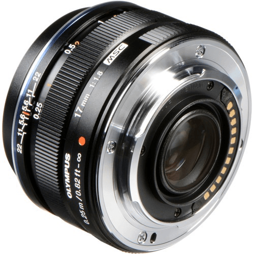 Shop Olympus M.Zuiko Digital 17mm f/1.8 Lens (Black) by Olympus at B&C Camera