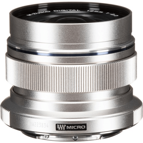 Olympus M.Zuiko Digital ED 12mm f/2.0 Lens (Silver) - B&C Camera