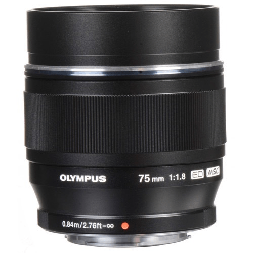 Shop Olympus M.Zuiko Digital ED 75mm f/1.8 Lens (Black) by Olympus at B&C Camera