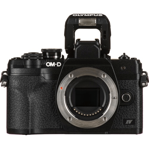 Olympus OM-D E-M10 Mark IV Mirrorless Digital Camera with 14-42mm Lens  (Black) by Olympus at B&C Camera