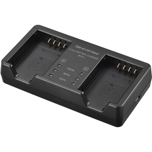 OM SYSTEM BCX-1 Lithium-Ion Battery Charger - B&C Camera