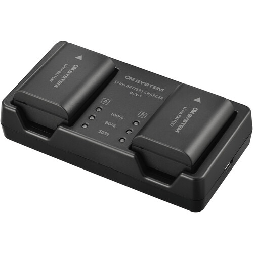 Shop OM SYSTEM SBCX-1 Lithium-Ion Battery and Charger Kit by Olympus at B&C Camera