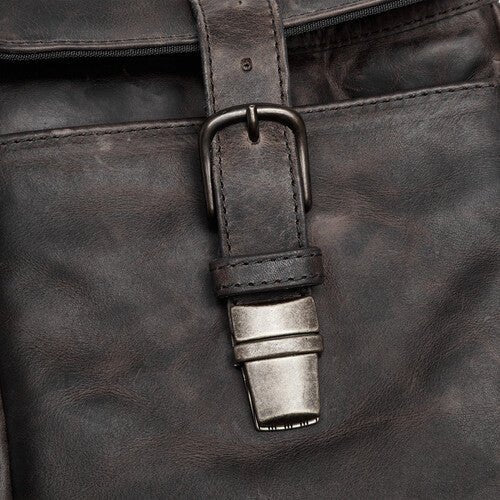 ONA Leather Bond Street Dark Truffle Messenger Bag - B&C Camera