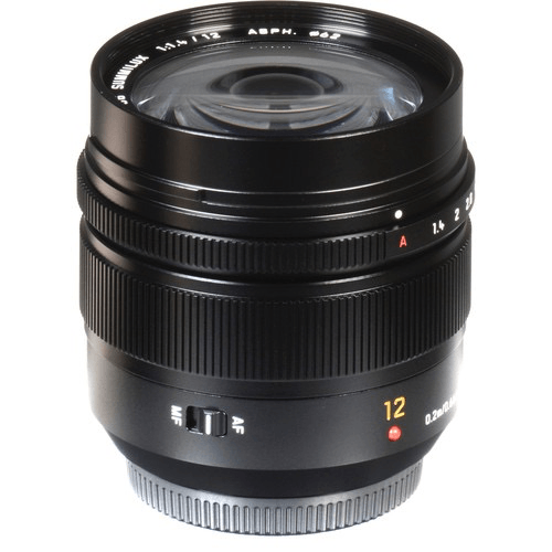 Shop Panasonic Leica DG Summilux 12mm f/1.4 ASPH. Lens by Panasonic at B&C Camera