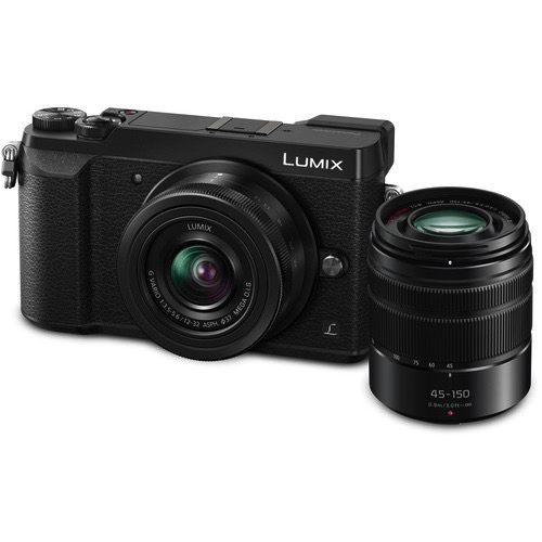 Shop Panasonic Lumix DMC-GX85 Mirrorless Micro Four Thirds Digital Camera with 12-32mm and 45-150mm Lenses (Black) by Panasonic at B&C Camera