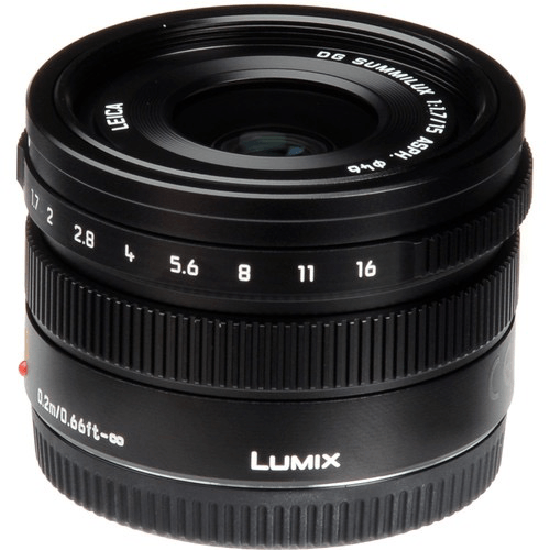 Shop Panasonic Lumix G Leica DG Summilux 15mm f/1.7 ASPH Lens by Panasonic at B&C Camera