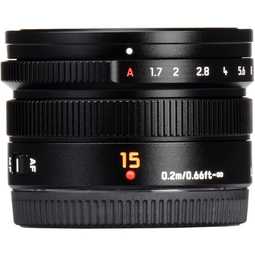 Shop Panasonic Lumix G Leica DG Summilux 15mm f/1.7 ASPH Lens by Panasonic at B&C Camera