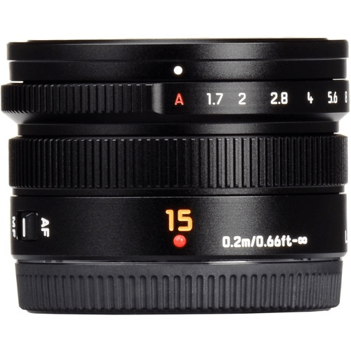 Panasonic Lumix G Leica DG Summilux 15mm f/1.7 ASPH Lens by