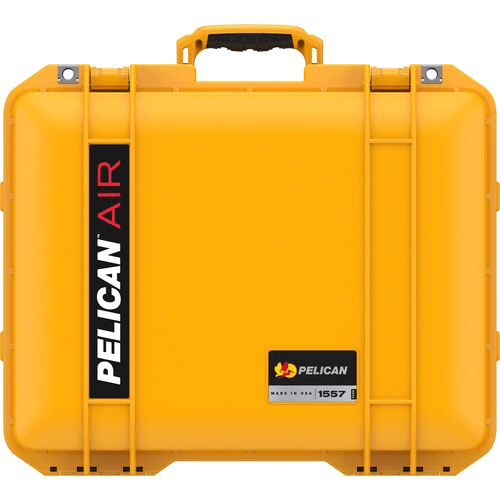 Shop Pelican 1557AirWF Hard Carry Case with Foam Insert (Yellow) by Pelican at B&C Camera
