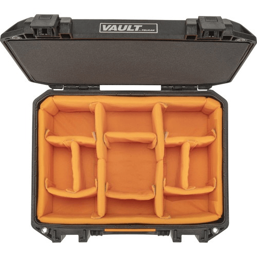 Pelican Vault V300 Large Case with Lid Foam and Dividers (Black