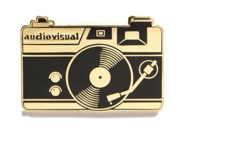 Photogenic Supply Co. Audiovisual Pin (Gold Hour) - B&C Camera