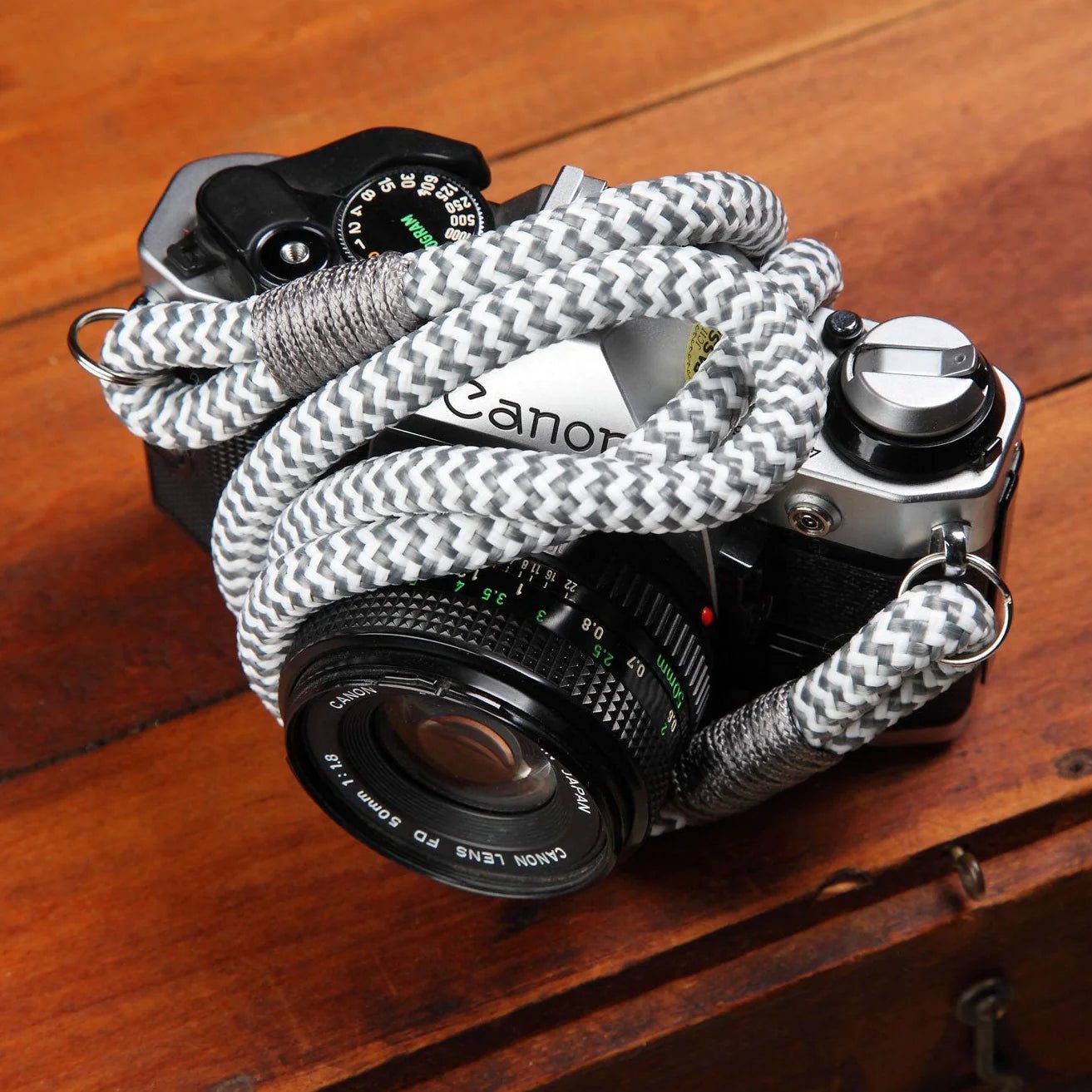 Photogenic Supply Co. Rope Camera Strap (Greyscale) - B&C Camera