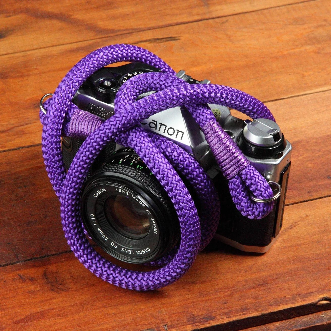 Photogenic Supply Co. Rope Camera Strap (Purple Fringe) - B&C Camera