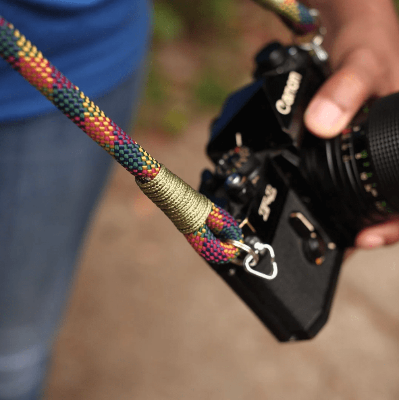 Photogenic Supply Co. Rope Camera Strap (Technicolor) - B&C Camera