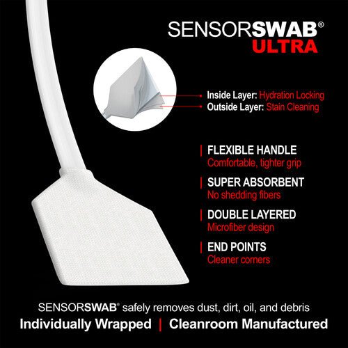 Photographic Solutions Sensor Swab ULTRA 20mm (Type 1) Box of 12 - B&C Camera