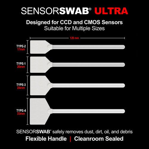 Photographic Solutions Sensor Swab ULTRA - Type 2 (12 Pack) - B&C Camera