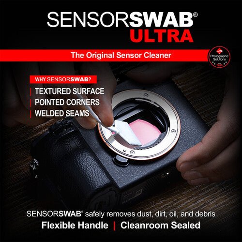 Photographic Solutions Type 3 Sensor Swab Ultra for FX or Full-Frame Sensors (12-Pack, 24mm) - B&C Camera