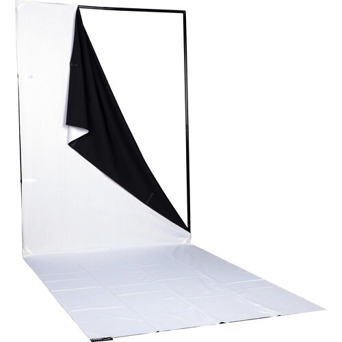 Shop Phottix 4-in-1 Q-Drop Collapsible Backdrop Kit (4.92' x 13.1', Green, Black, Blue, White) by Phottix at B&C Camera