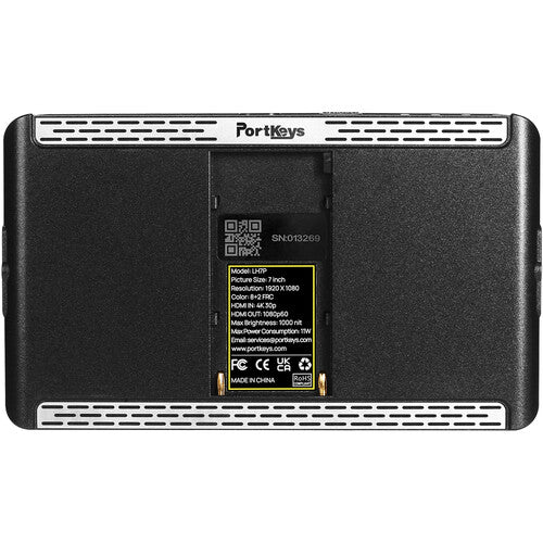 Portkeys LH7P 7” High-Bright Touchscreen Monitor with Wireless Control (Black) - B&C Camera