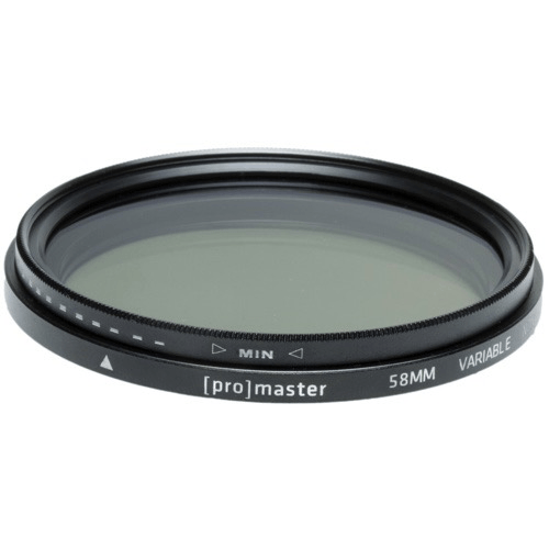 Shop Promaster 58mm Variable Neutral Density Lens Filter by Promaster at B&C Camera