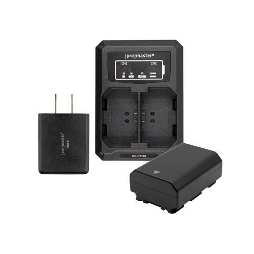 Promaster Battery & Charger Kit for Sony NP-FZ100 - B&C Camera