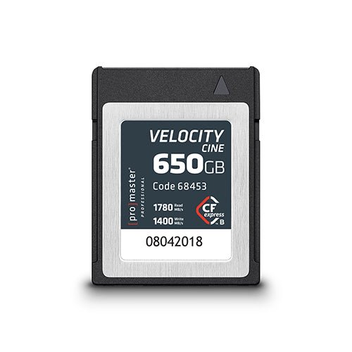 Promaster CFexpress Type B 650GB Velocity CINE Memory Card - B&C Camera