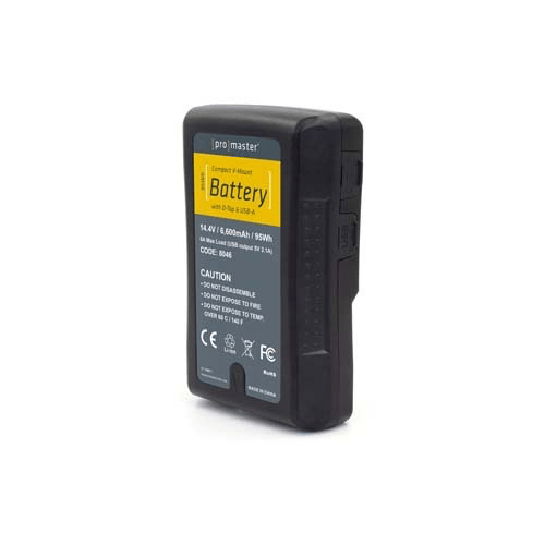Shop Promaster Compact V-Mount Battery Kit 95Wh with D-Tap & USB-A by Promaster at B&C Camera