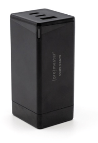 Promaster GaN USB Charger 3-Port 65 Watt - B&C Camera