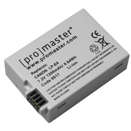 Shop Promaster LP-E8 Lithium Ion Battery for Canon by Promaster at B&C Camera