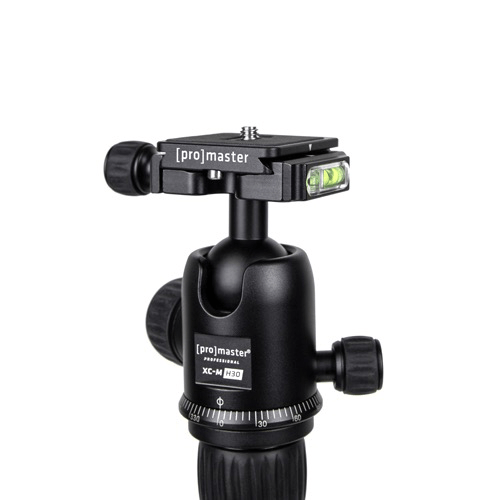Promaster XC-M 525CK Professional Carbon Fiber Tripod (Black) - Kit with Head - B&C Camera