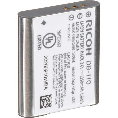 Ricoh DB-110 Rechargeable Lithium-Ion Battery (3.6V, 1350mAh - B&C Camera