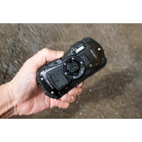 Ricoh WG-80 Digital Camera (Black) - B&C Camera